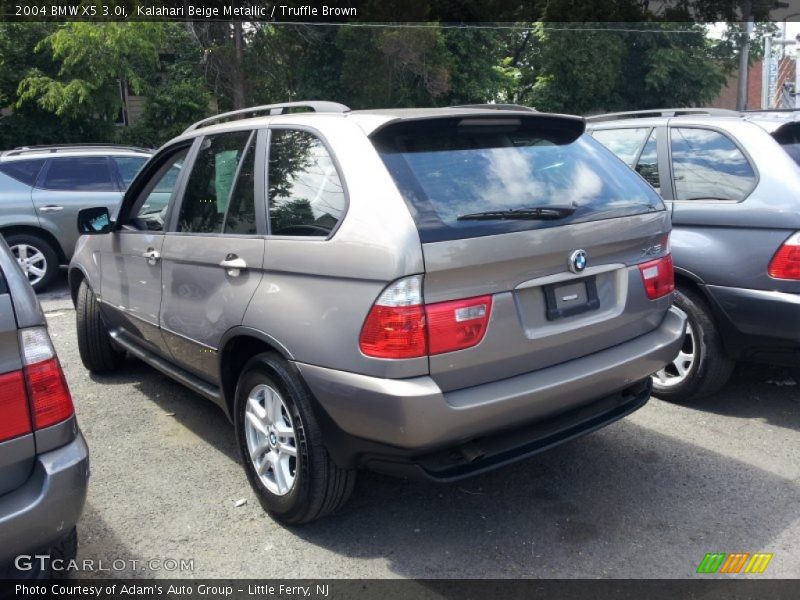 Kalahari Beige Metallic / Truffle Brown 2004 BMW X5 3.0i