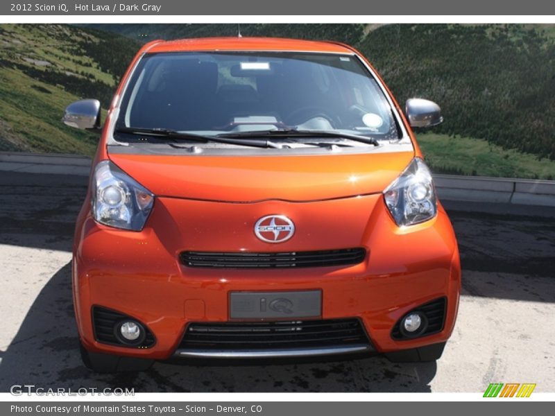 Hot Lava / Dark Gray 2012 Scion iQ