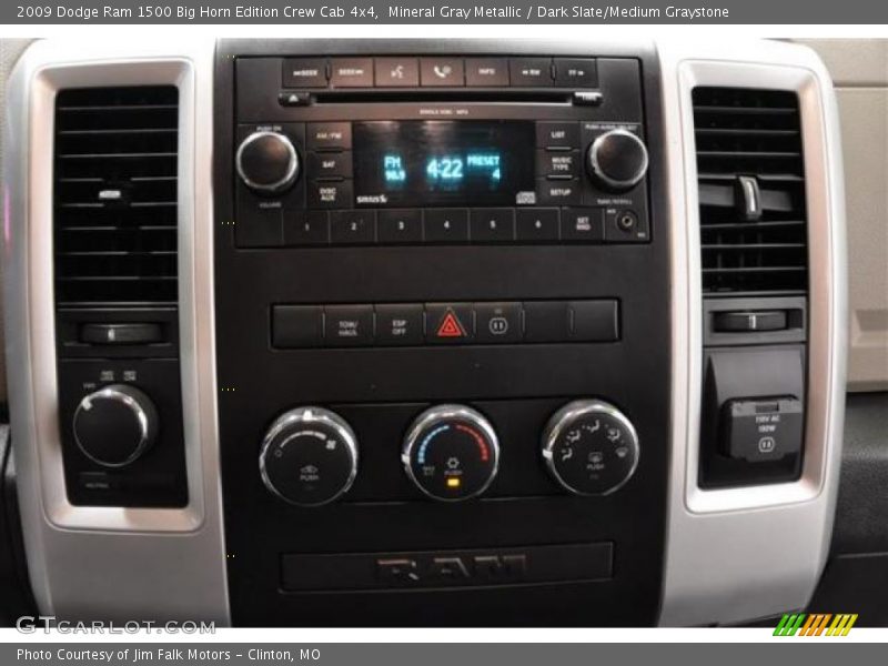 Mineral Gray Metallic / Dark Slate/Medium Graystone 2009 Dodge Ram 1500 Big Horn Edition Crew Cab 4x4