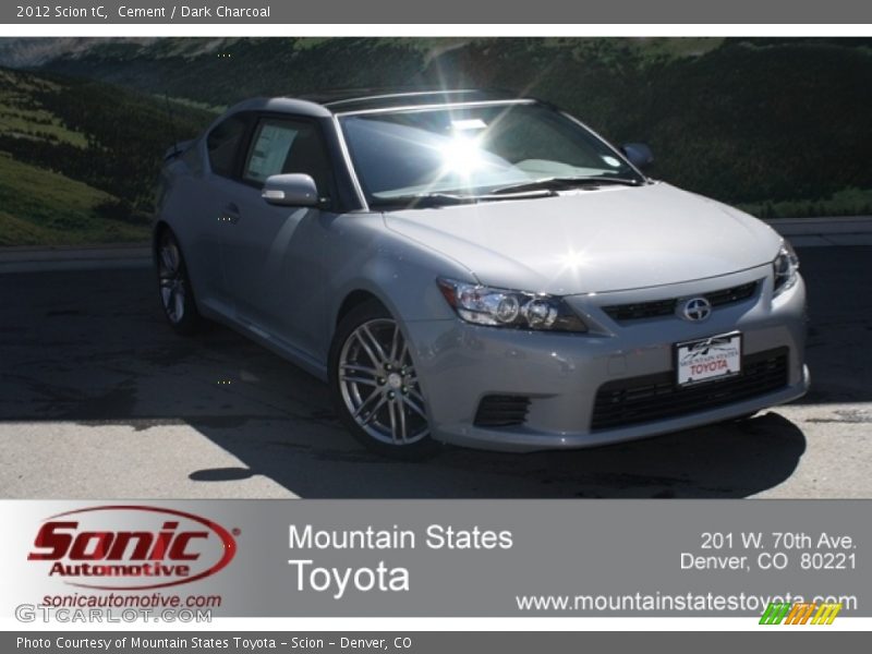 Cement / Dark Charcoal 2012 Scion tC