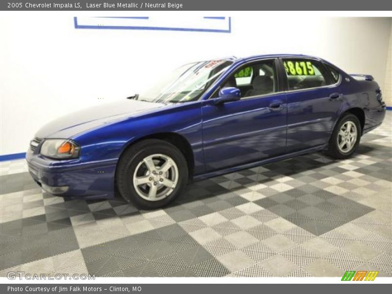 Laser Blue Metallic / Neutral Beige 2005 Chevrolet Impala LS