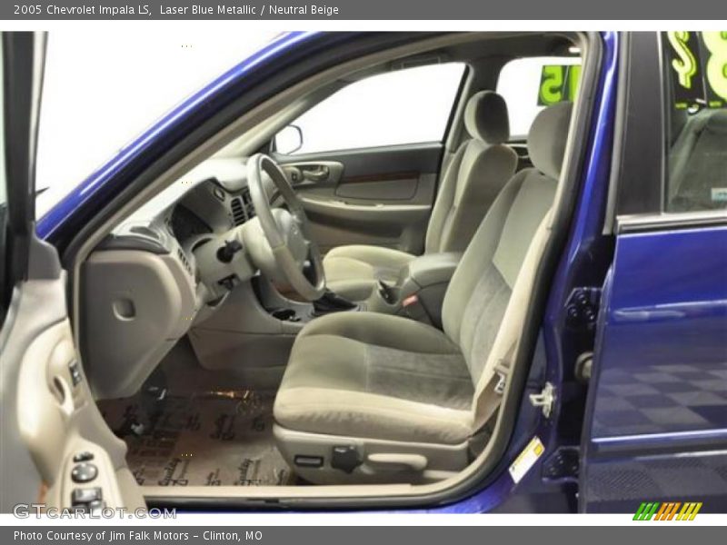 Laser Blue Metallic / Neutral Beige 2005 Chevrolet Impala LS