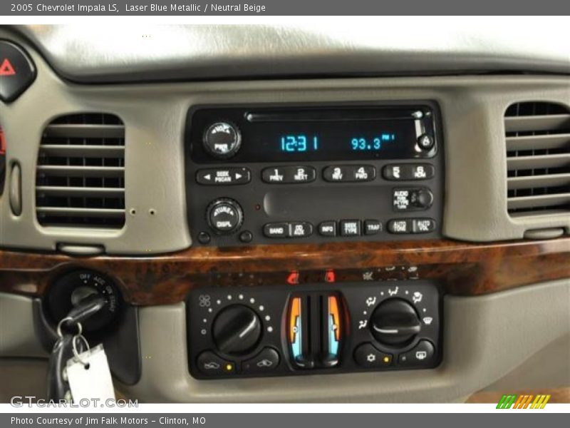 Laser Blue Metallic / Neutral Beige 2005 Chevrolet Impala LS