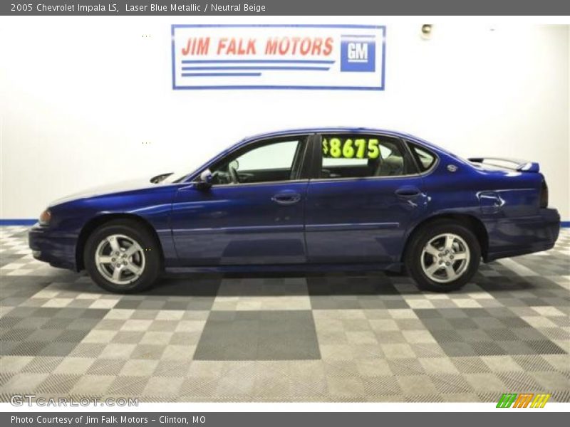 Laser Blue Metallic / Neutral Beige 2005 Chevrolet Impala LS