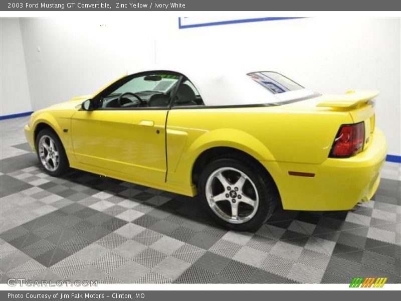  2003 Mustang GT Convertible Zinc Yellow