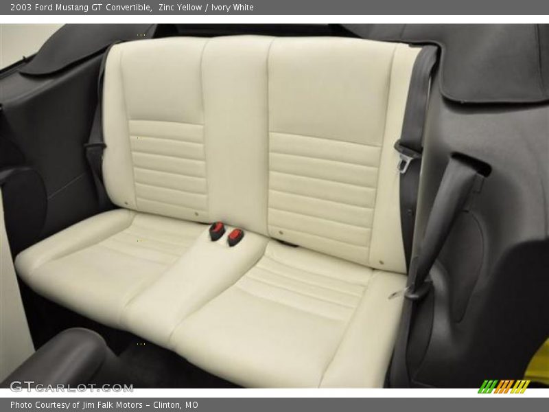 Rear Seat of 2003 Mustang GT Convertible