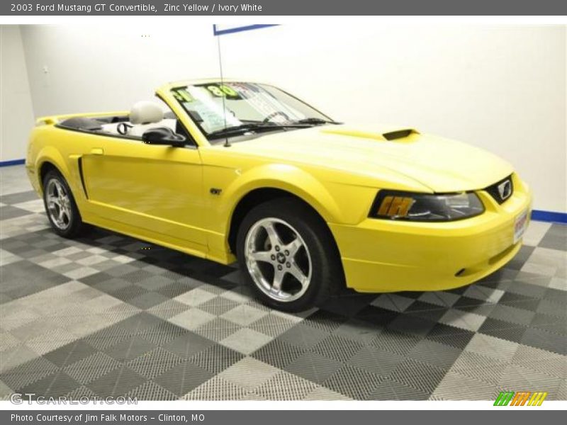 Front 3/4 View of 2003 Mustang GT Convertible
