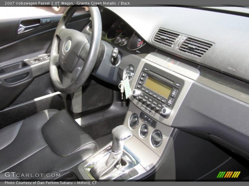 Granite Green Metallic / Black 2007 Volkswagen Passat 2.0T Wagon