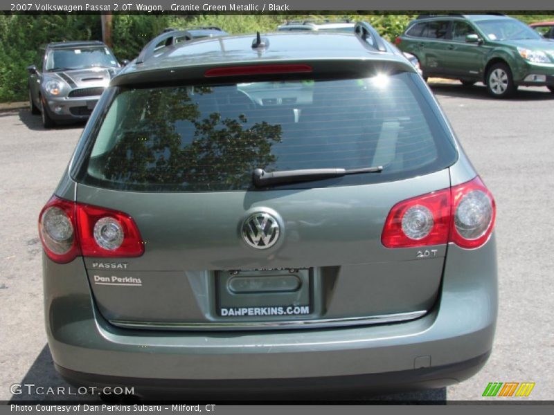 Granite Green Metallic / Black 2007 Volkswagen Passat 2.0T Wagon