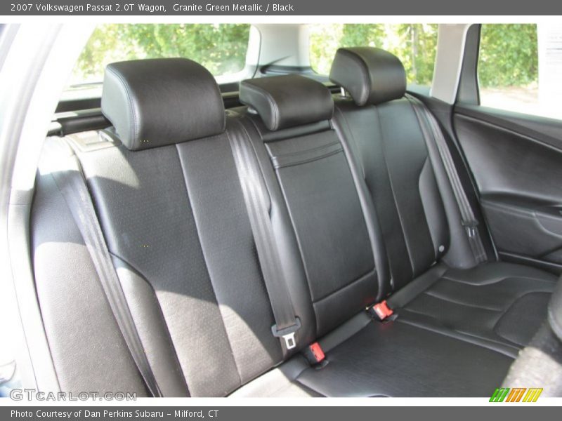 Granite Green Metallic / Black 2007 Volkswagen Passat 2.0T Wagon