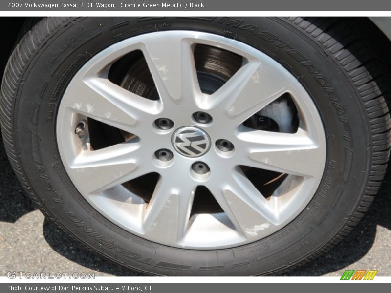 Granite Green Metallic / Black 2007 Volkswagen Passat 2.0T Wagon