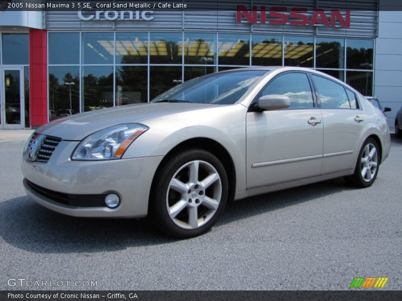 Coral Sand Metallic / Cafe Latte 2005 Nissan Maxima 3.5 SE
