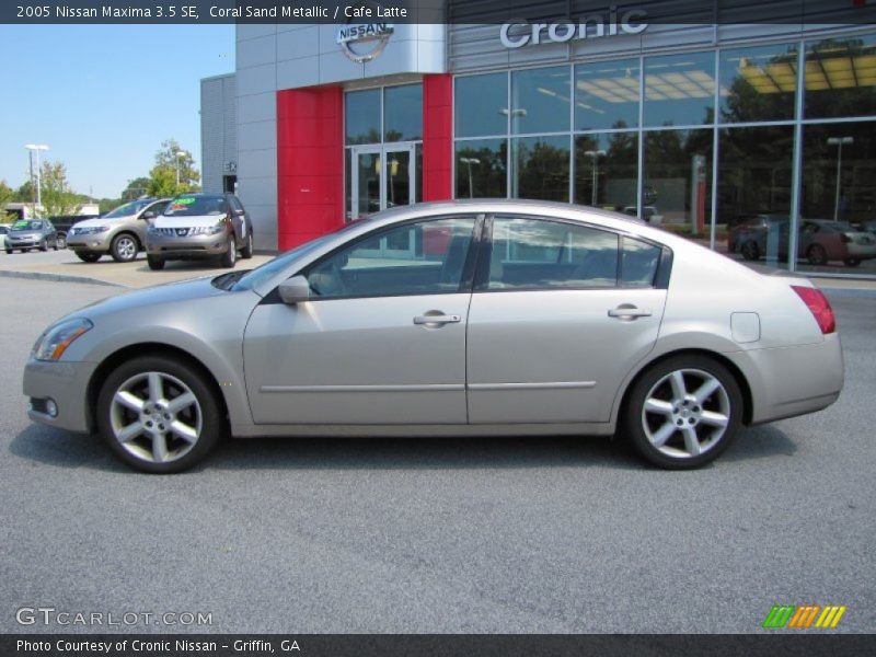 Coral Sand Metallic / Cafe Latte 2005 Nissan Maxima 3.5 SE