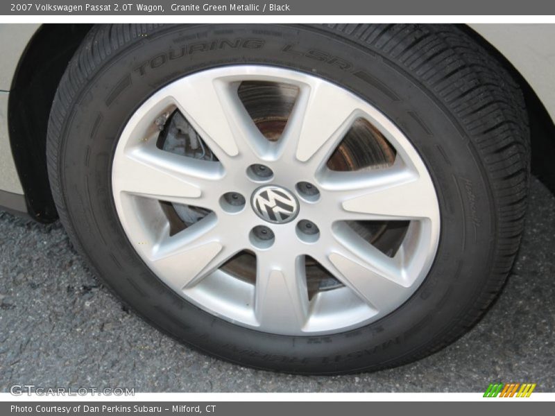 Granite Green Metallic / Black 2007 Volkswagen Passat 2.0T Wagon