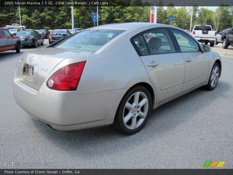 Coral Sand Metallic / Cafe Latte 2005 Nissan Maxima 3.5 SE