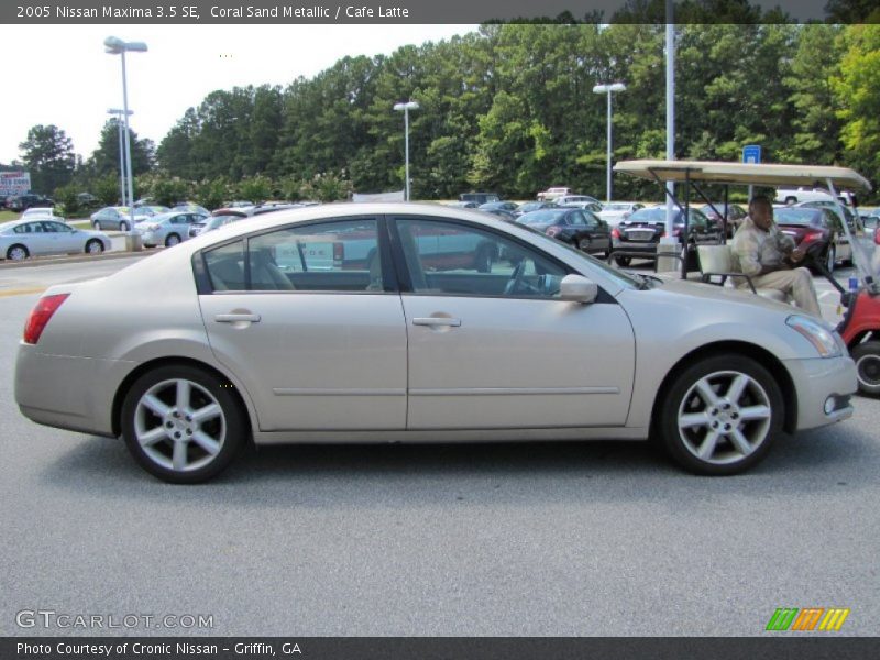 Coral Sand Metallic / Cafe Latte 2005 Nissan Maxima 3.5 SE