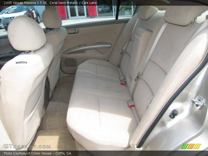Rear Seat of 2005 Maxima 3.5 SE