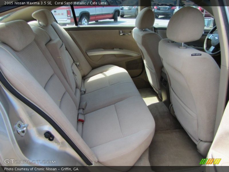 Rear Seat of 2005 Maxima 3.5 SE
