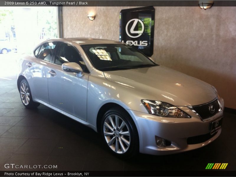 Tungsten Pearl / Black 2009 Lexus IS 250 AWD