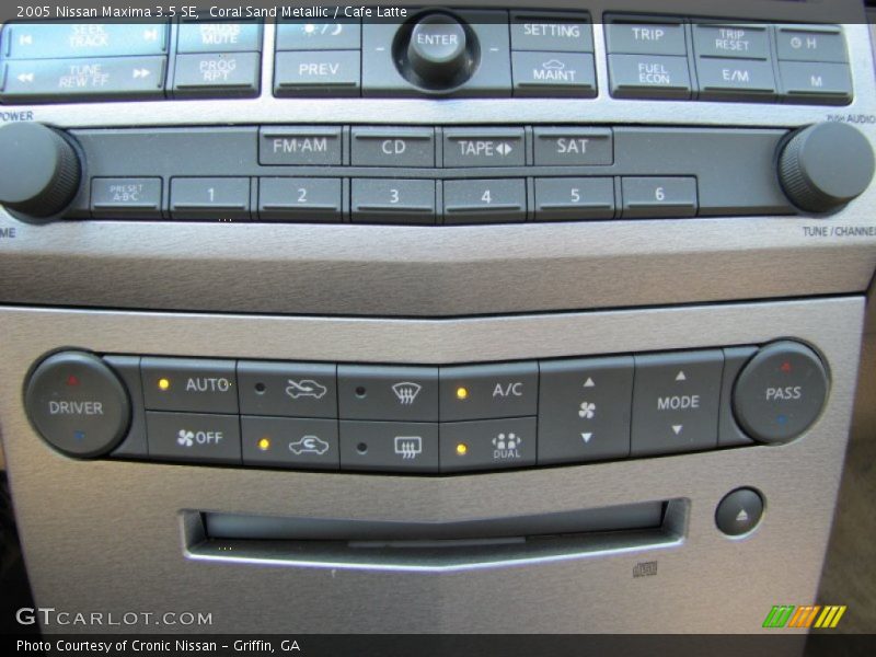 Controls of 2005 Maxima 3.5 SE
