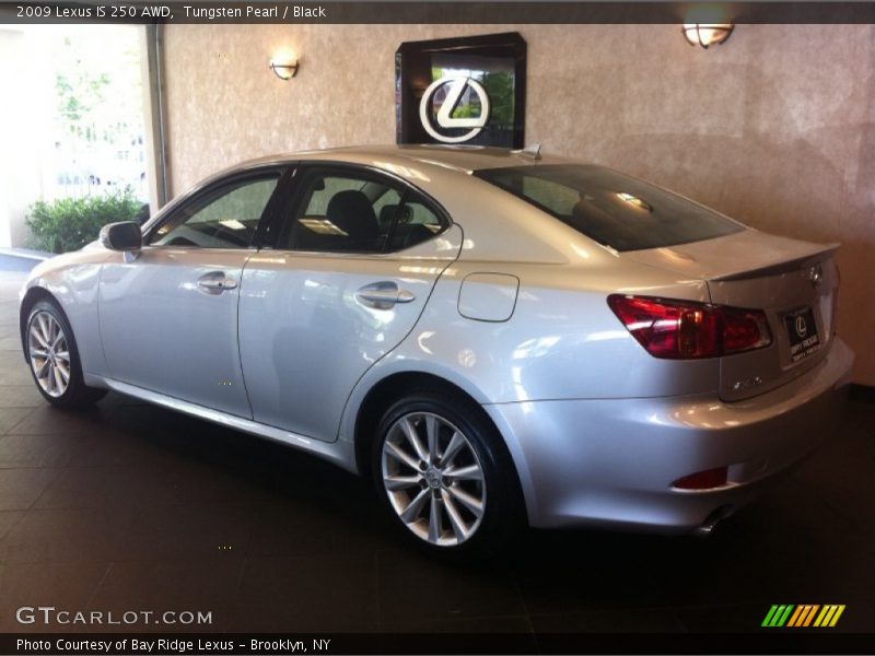 Tungsten Pearl / Black 2009 Lexus IS 250 AWD