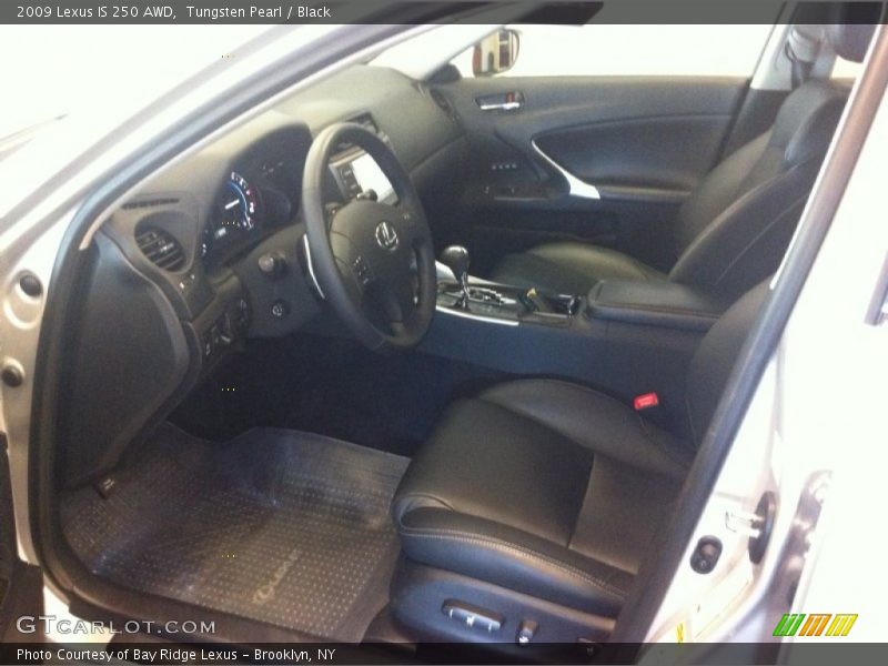 Tungsten Pearl / Black 2009 Lexus IS 250 AWD