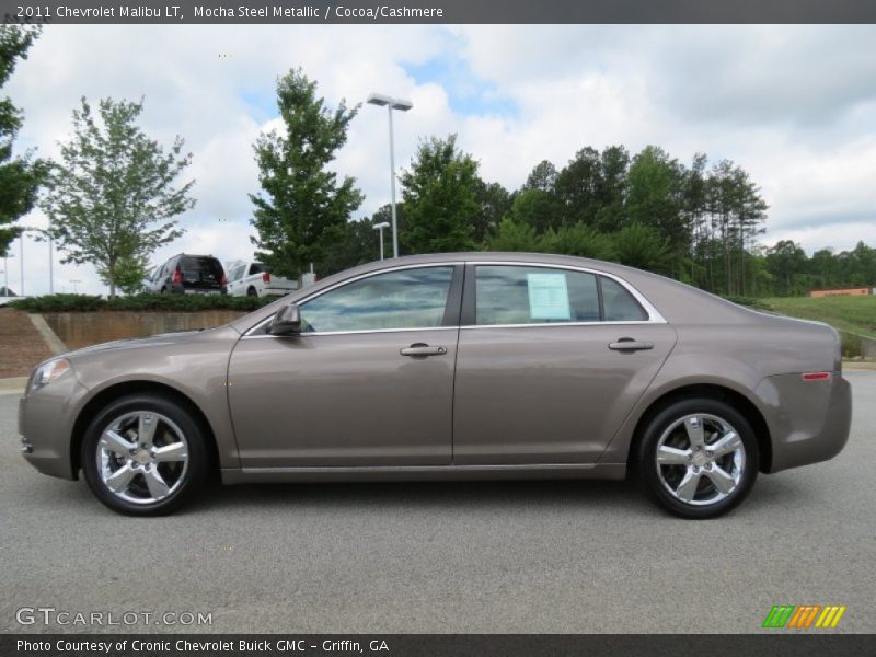 Mocha Steel Metallic / Cocoa/Cashmere 2011 Chevrolet Malibu LT