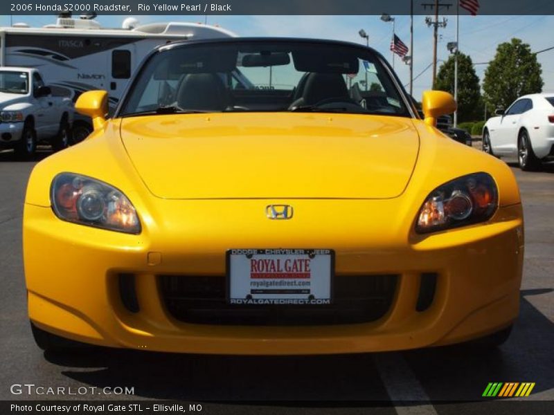 Rio Yellow Pearl / Black 2006 Honda S2000 Roadster