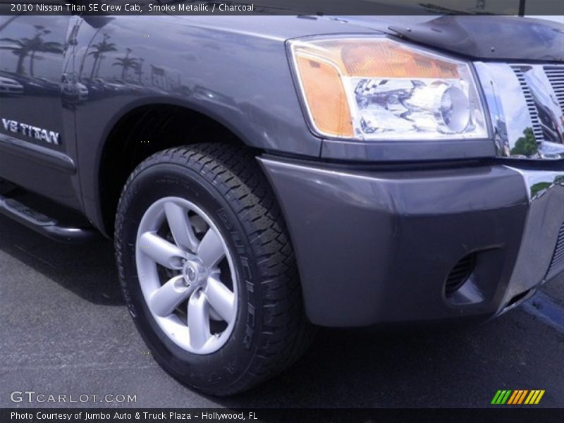 Smoke Metallic / Charcoal 2010 Nissan Titan SE Crew Cab