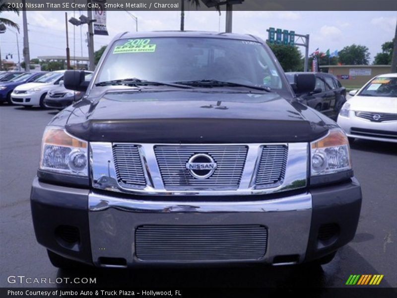 Smoke Metallic / Charcoal 2010 Nissan Titan SE Crew Cab