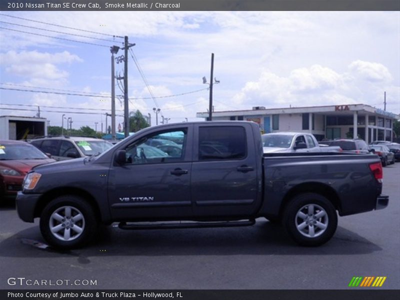 Smoke Metallic / Charcoal 2010 Nissan Titan SE Crew Cab