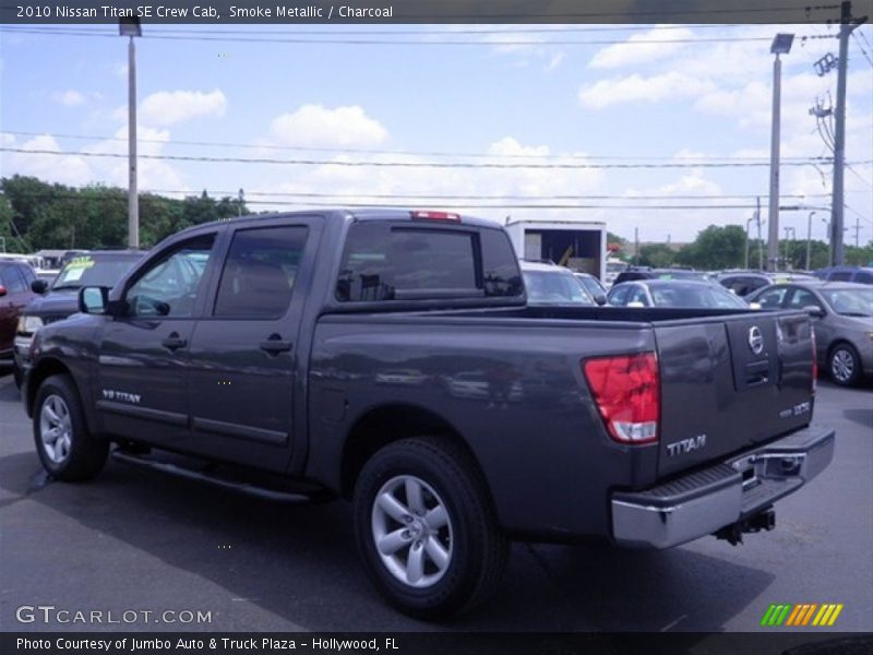 Smoke Metallic / Charcoal 2010 Nissan Titan SE Crew Cab
