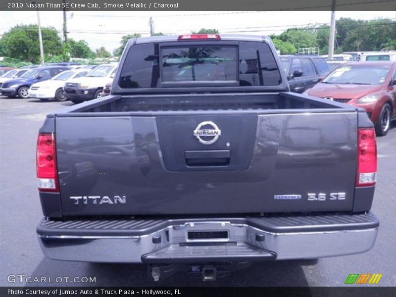 Smoke Metallic / Charcoal 2010 Nissan Titan SE Crew Cab
