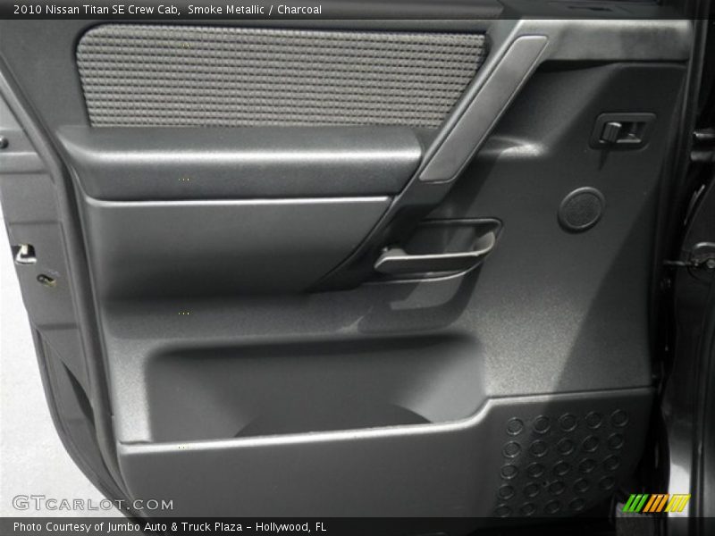 Smoke Metallic / Charcoal 2010 Nissan Titan SE Crew Cab