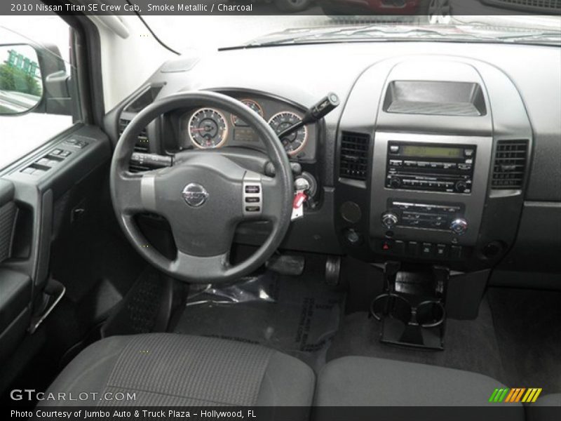 Smoke Metallic / Charcoal 2010 Nissan Titan SE Crew Cab