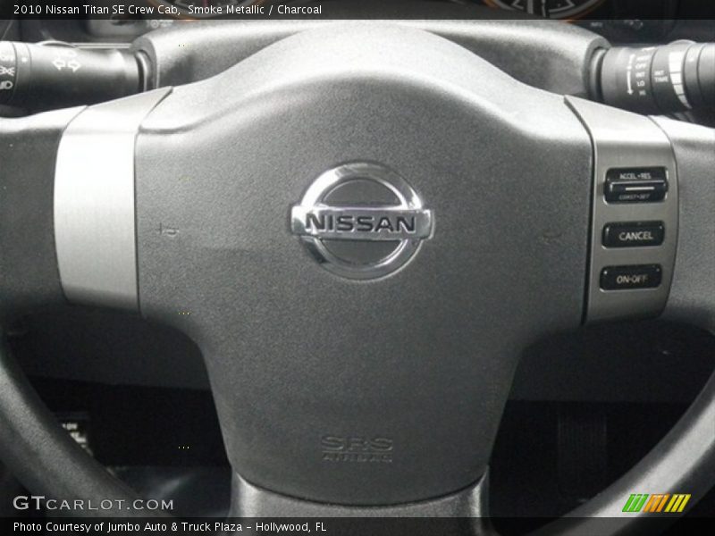 Smoke Metallic / Charcoal 2010 Nissan Titan SE Crew Cab