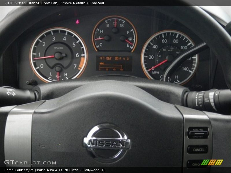 Smoke Metallic / Charcoal 2010 Nissan Titan SE Crew Cab