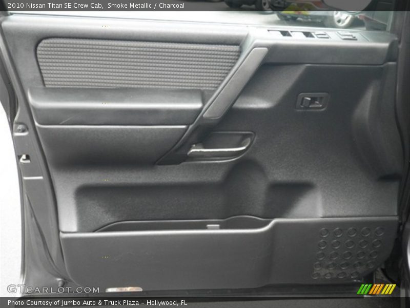 Smoke Metallic / Charcoal 2010 Nissan Titan SE Crew Cab