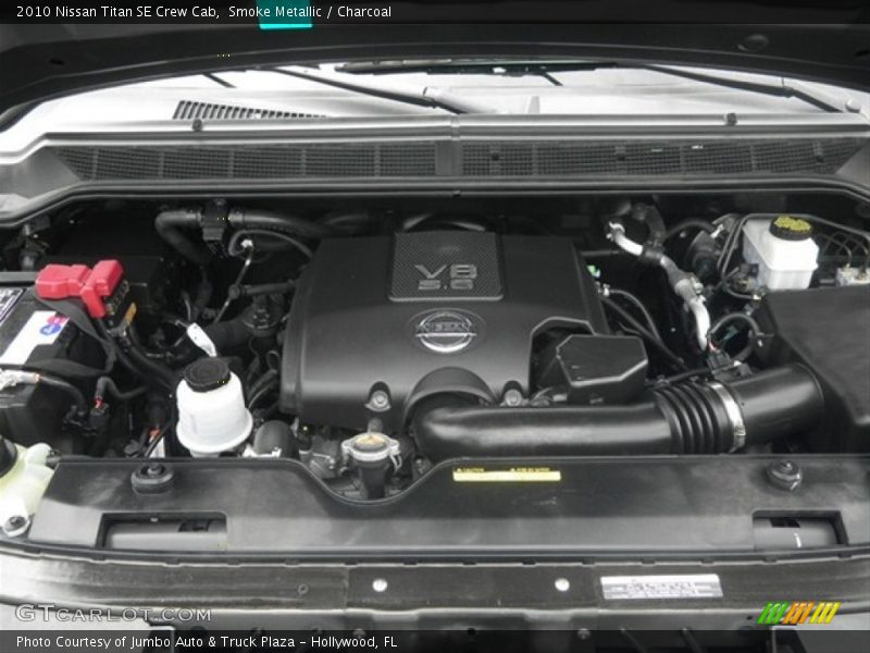 Smoke Metallic / Charcoal 2010 Nissan Titan SE Crew Cab