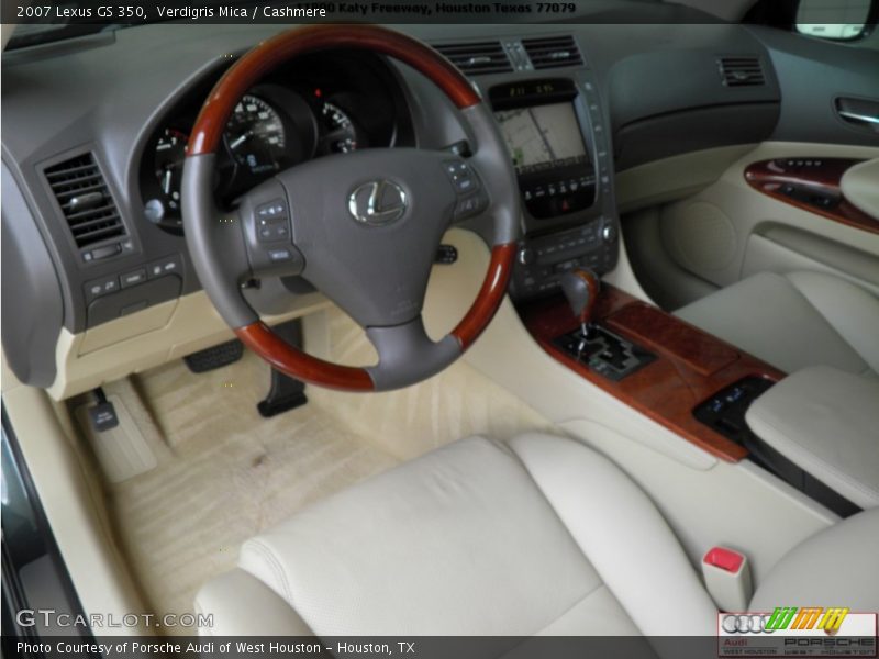 Verdigris Mica / Cashmere 2007 Lexus GS 350