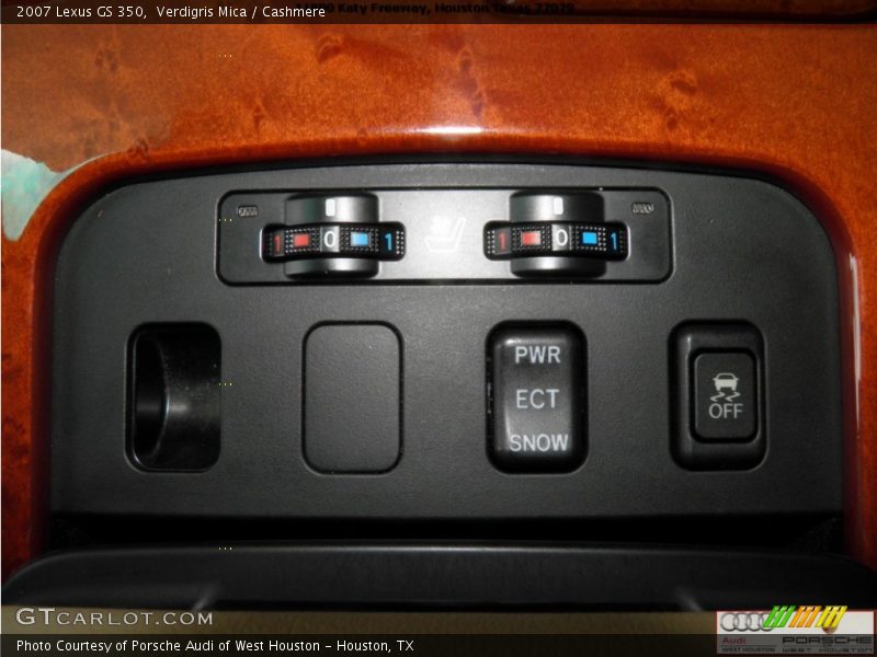 Verdigris Mica / Cashmere 2007 Lexus GS 350