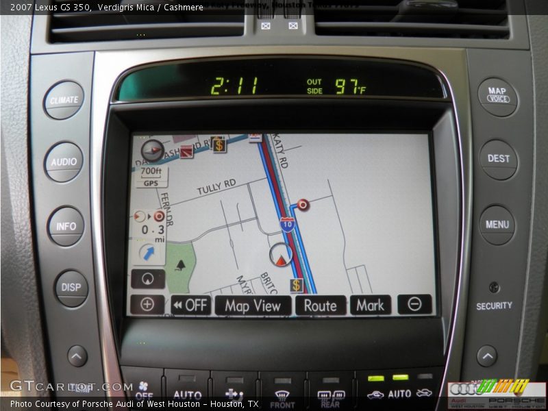Verdigris Mica / Cashmere 2007 Lexus GS 350