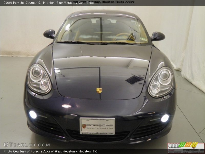 Midnight Blue Metallic / Sand Beige 2009 Porsche Cayman S