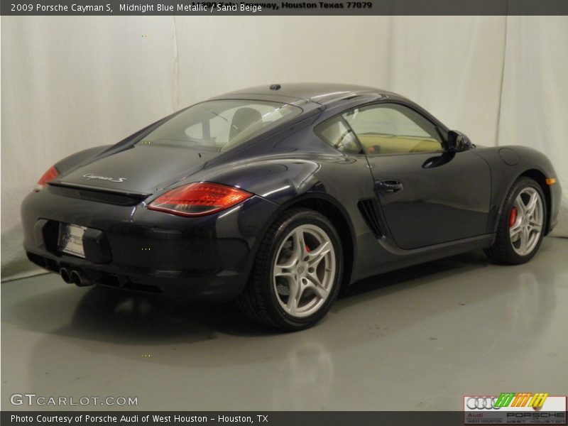 Midnight Blue Metallic / Sand Beige 2009 Porsche Cayman S