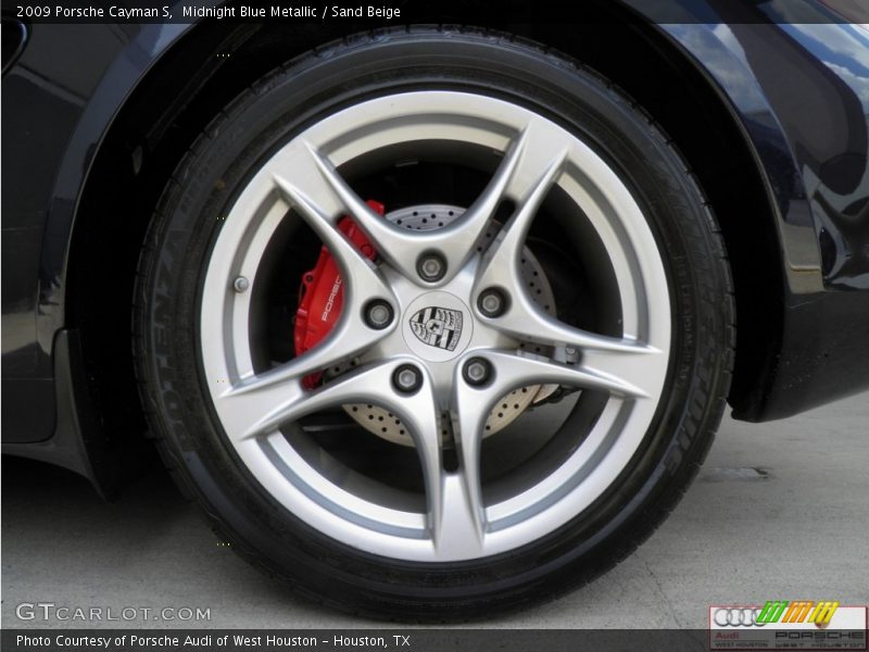 Midnight Blue Metallic / Sand Beige 2009 Porsche Cayman S