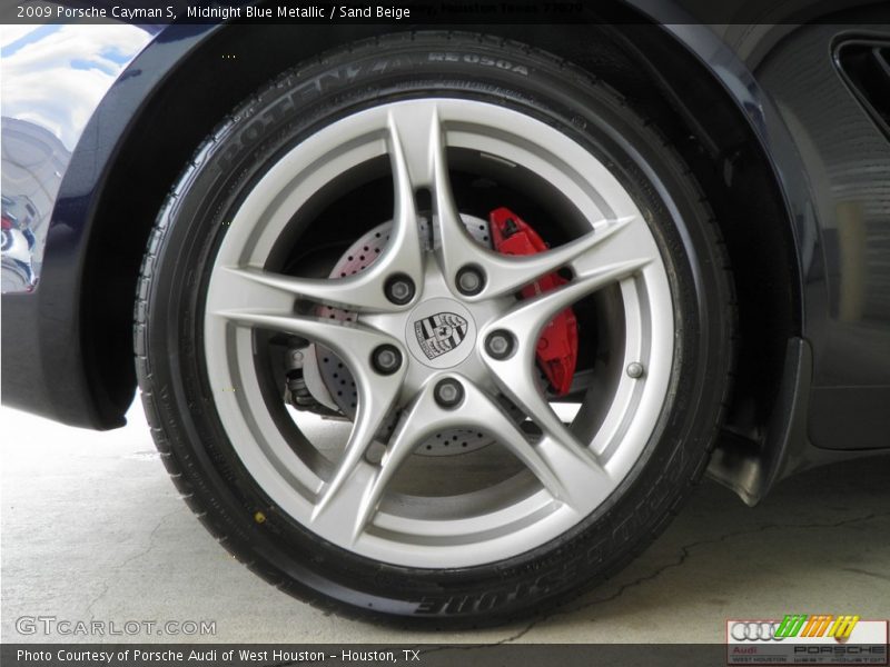 Midnight Blue Metallic / Sand Beige 2009 Porsche Cayman S