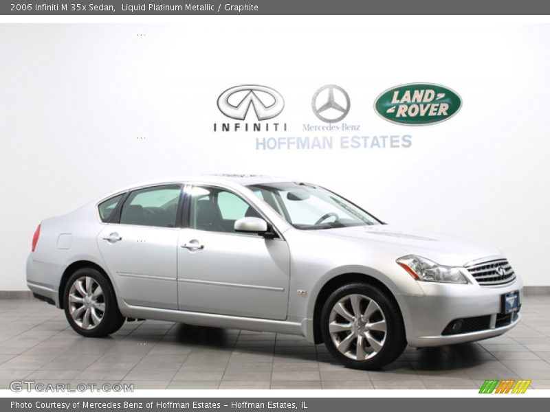 Liquid Platinum Metallic / Graphite 2006 Infiniti M 35x Sedan