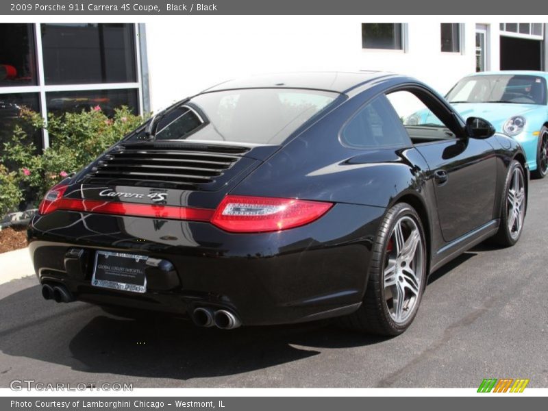 Black / Black 2009 Porsche 911 Carrera 4S Coupe