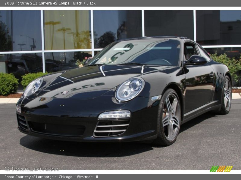 Black / Black 2009 Porsche 911 Carrera 4S Coupe