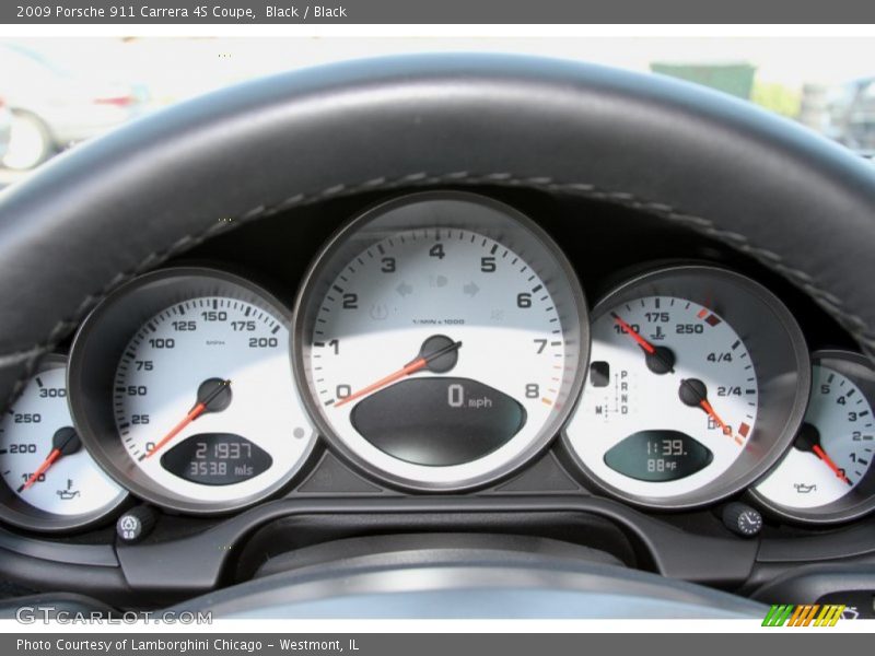  2009 911 Carrera 4S Coupe Carrera 4S Coupe Gauges